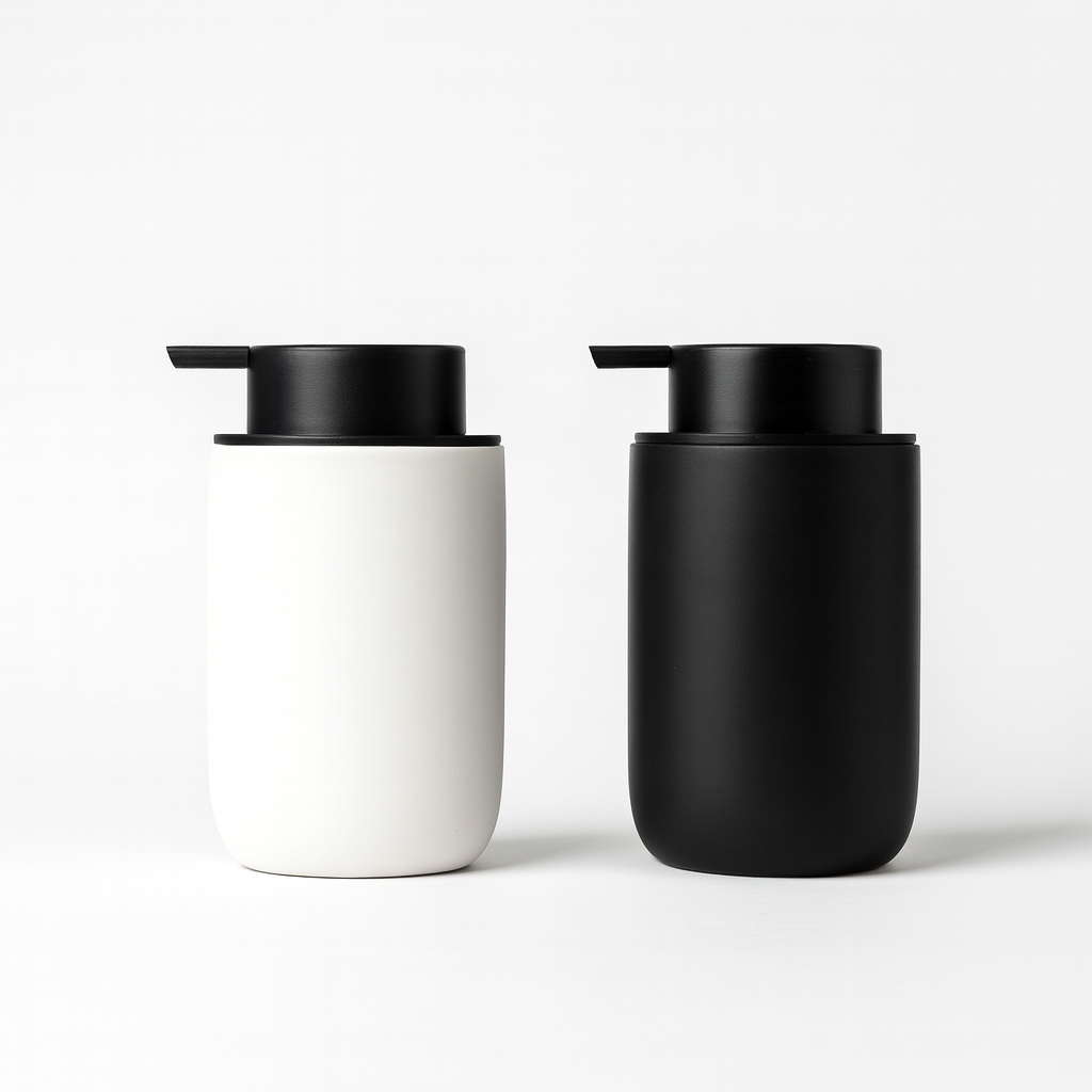 GLITTERTIND Ceramic Soap Dispenser (Foam and Liquid)