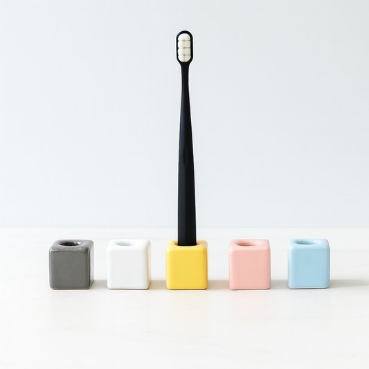 Norasu Ceramic Cube Toothbrush Holder