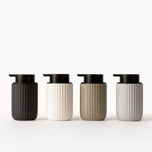 GLITTERTIND Ceramic Grooved Dispenser (Foam and Liquid)