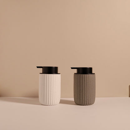 GLITTERTIND Ceramic Grooved Dispenser (Foam and Liquid)